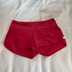Lululemon speed shorts